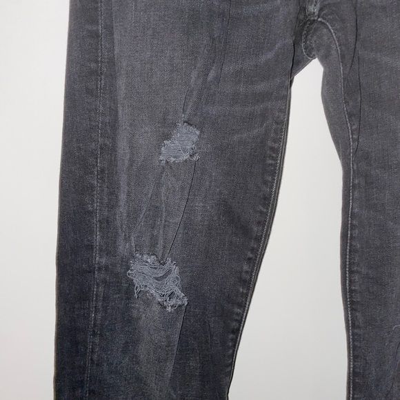 Abercrombie Athletic Black Ripped Jeans 31x32 - Picture 2 of 7